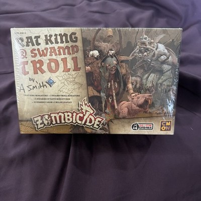 CMON Zombicide Rat King & Swamp Troll Expansion New Sealed in Shrink