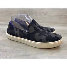 Rothys The Sneaker Women's Sneakers Grey Camo Slip On Knit Shoes 8.5 Shoes