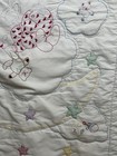 Vintage Handmade Hand Quilted Embroidered Baby Quilt 37x56 baby  #918 — photo 9