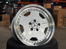 New 17x8 Aero Classic Mercedes Amg Design Silver 5x112 4 Wheels