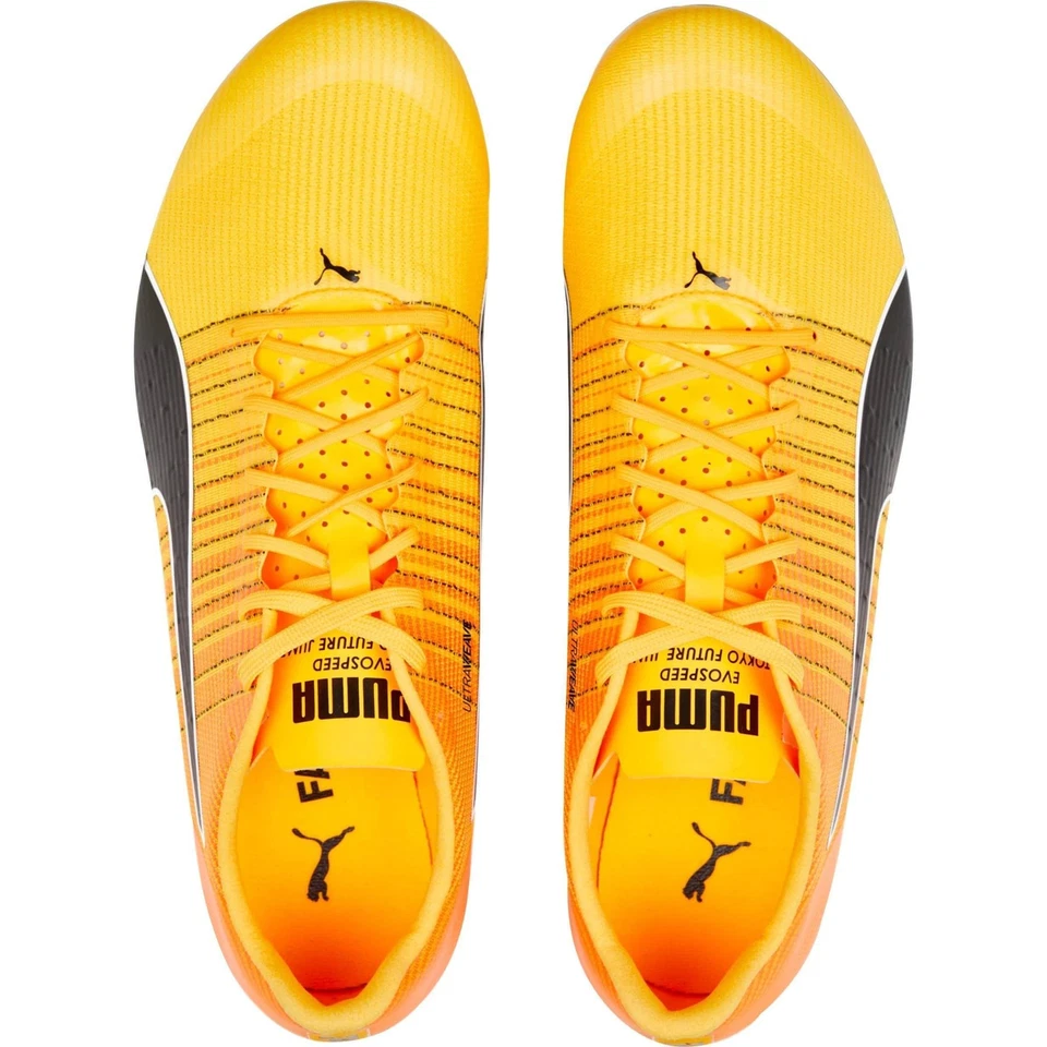 Puma evoSpeed Tokyo Future 4 Running Spikes Orange Sprint Athletics Track Shoes - Image 4 of 4