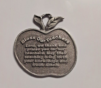 Bless Our Teachers Colossians 3:16 Prayers Apple Keychain 