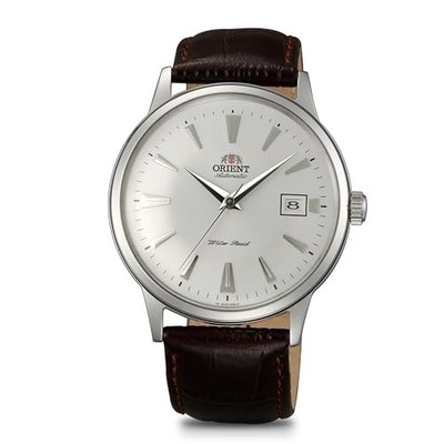 Orient Bambino Automatic Watch, Men'S, White, Silver, Sac00005W0, With Japanese_