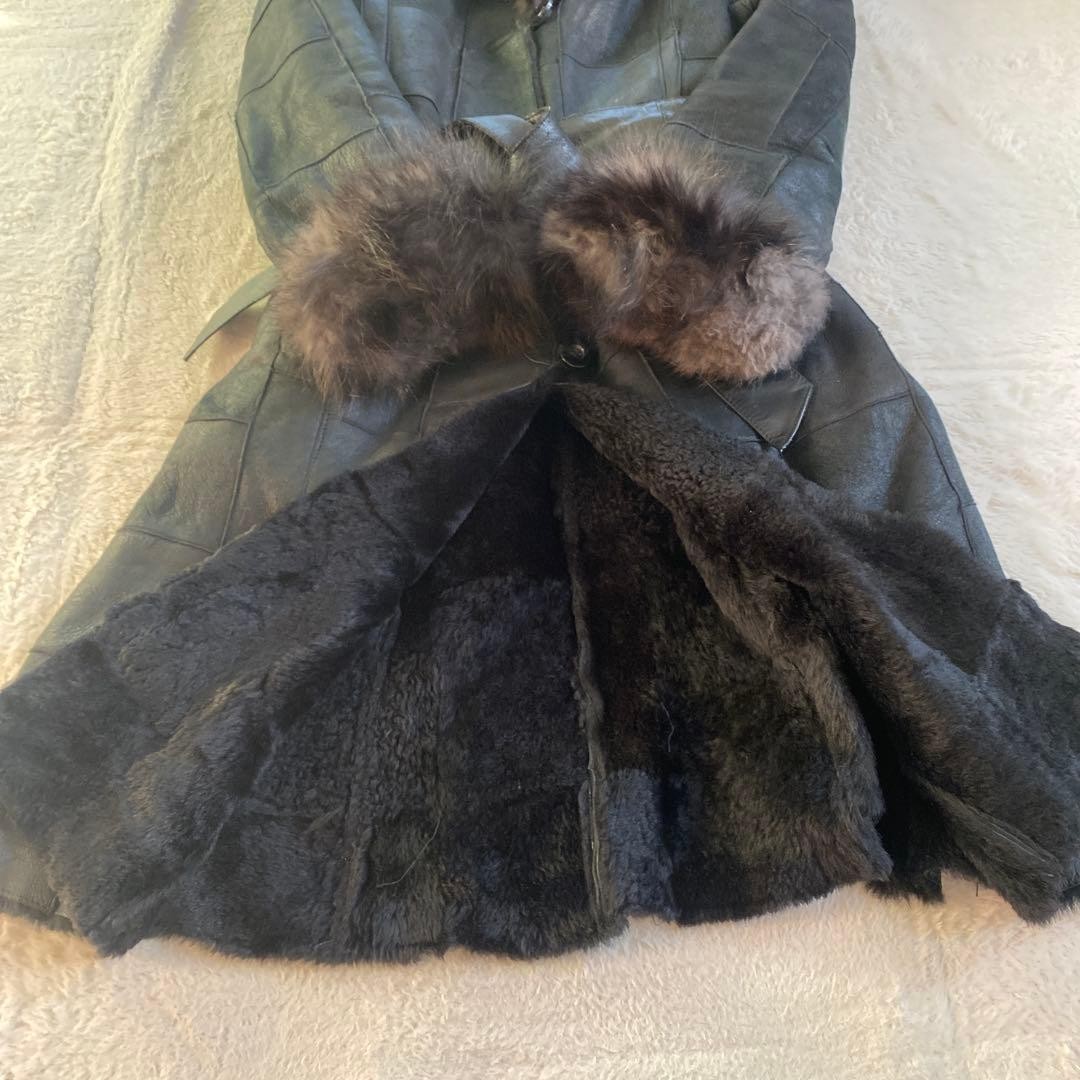 Moncada real sheepskin patchwork fox  sheepskin c… - image 6