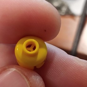 LEGO 1990s Minifigure Head Yellow Qui-Gon Jinn Jedi 3626bps9 7161 7101 7171 7121