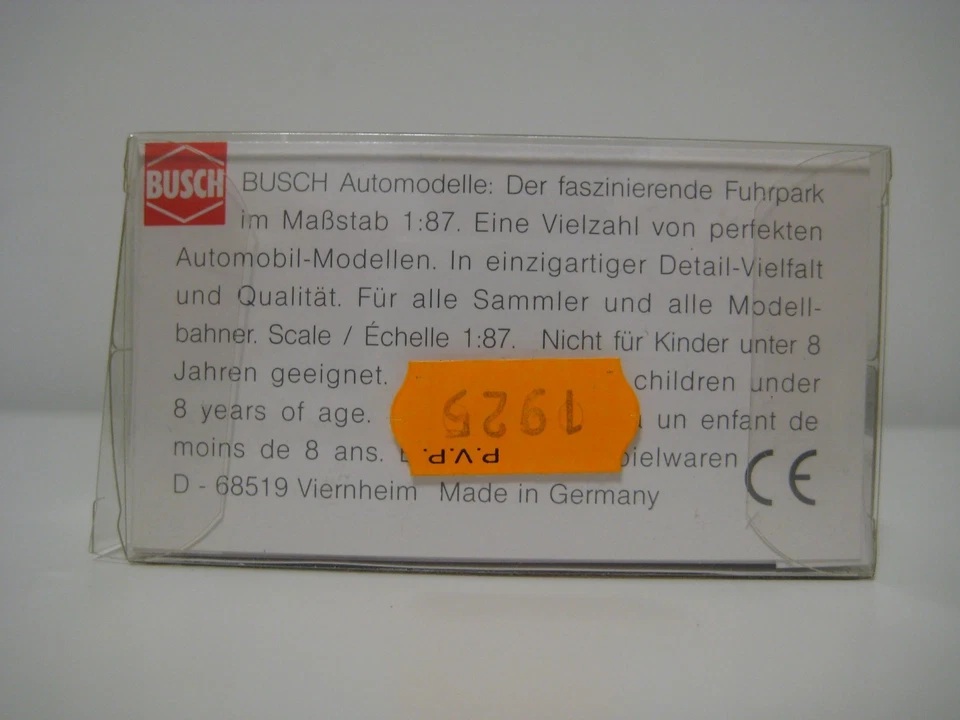 Busch H0 47816 (2) - Furgón de policía Mercedes-Benz Sprinter - Imagen 4 de 4