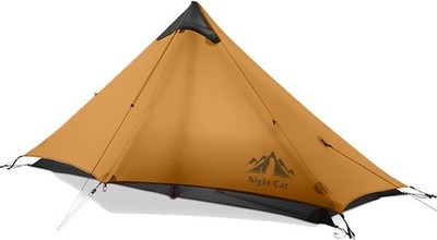 Ultralight 1 Person Backpacking Tent 2lbs, Waterproof Trekking Pole Tent