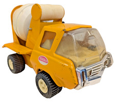 Vintage Tonka Cement Mixer Truck 1970s Pressed Metal Genuine Yellow Classic Toy