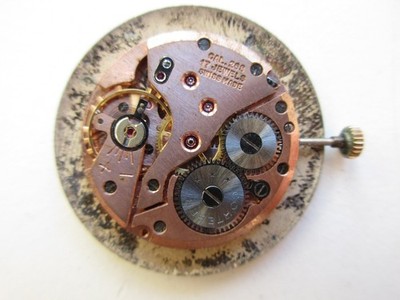 Cortebert cal. 268 Swiss watch movement & dial - running