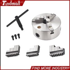 Portabrocas de torno Findmall K11-160 6", portabrocas de torno de metal autocentrado de 3 mordazas
