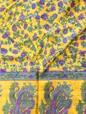 100% Pure Silk Sari Vintage Recycled Saree Silk Printed Fabric Material PSS17779