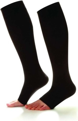 Dr. Comfort Shape-To-Fit Open-Toe, Cotton, Socks for Men and Women 20-30mmHg (Si