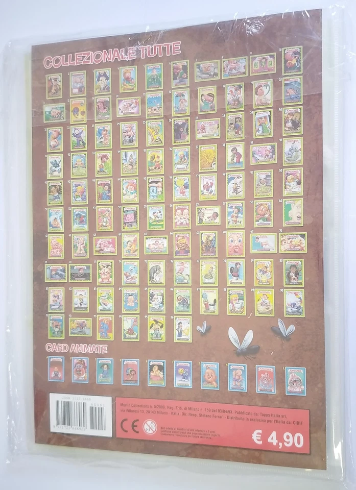 Kakkones Cards Game Set Completo 96 Cards + Raccoglitore Sgorbions GPK - Immagine 2 di 4