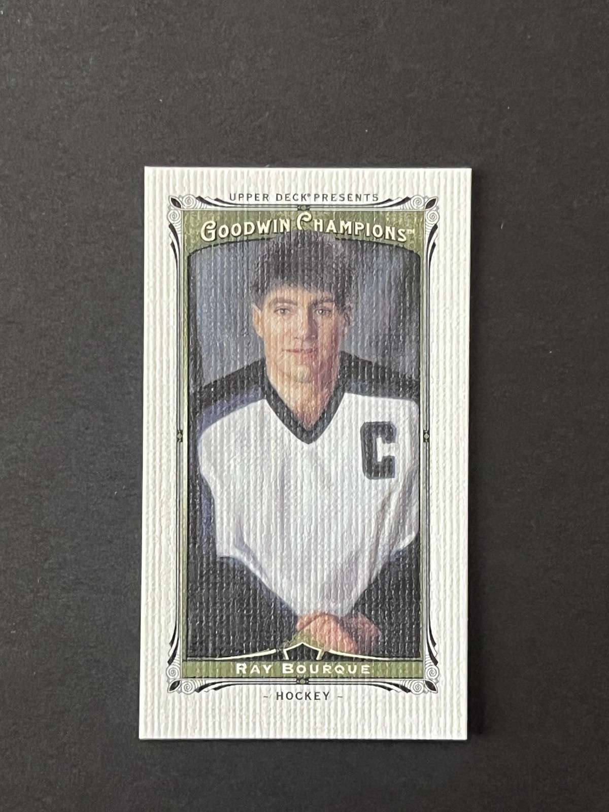 2013 Upper Deck Goodwin Champions #32 Ray Bourque Mini Canvas