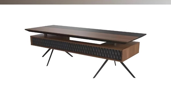 Chef Schreibtisch Exclusive BüRo Einrichtung Tisch Kanzlei Praxis Tische MöBel-image