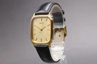 【Near Mint】Vintage Seiko 5P31-5D80 1988 Men's Watch Quartz Tank Japan JDM  gold