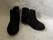 Cat Jack Boots Toddler Girls Sz 7 Penelope Booties Zipper Black No Tags