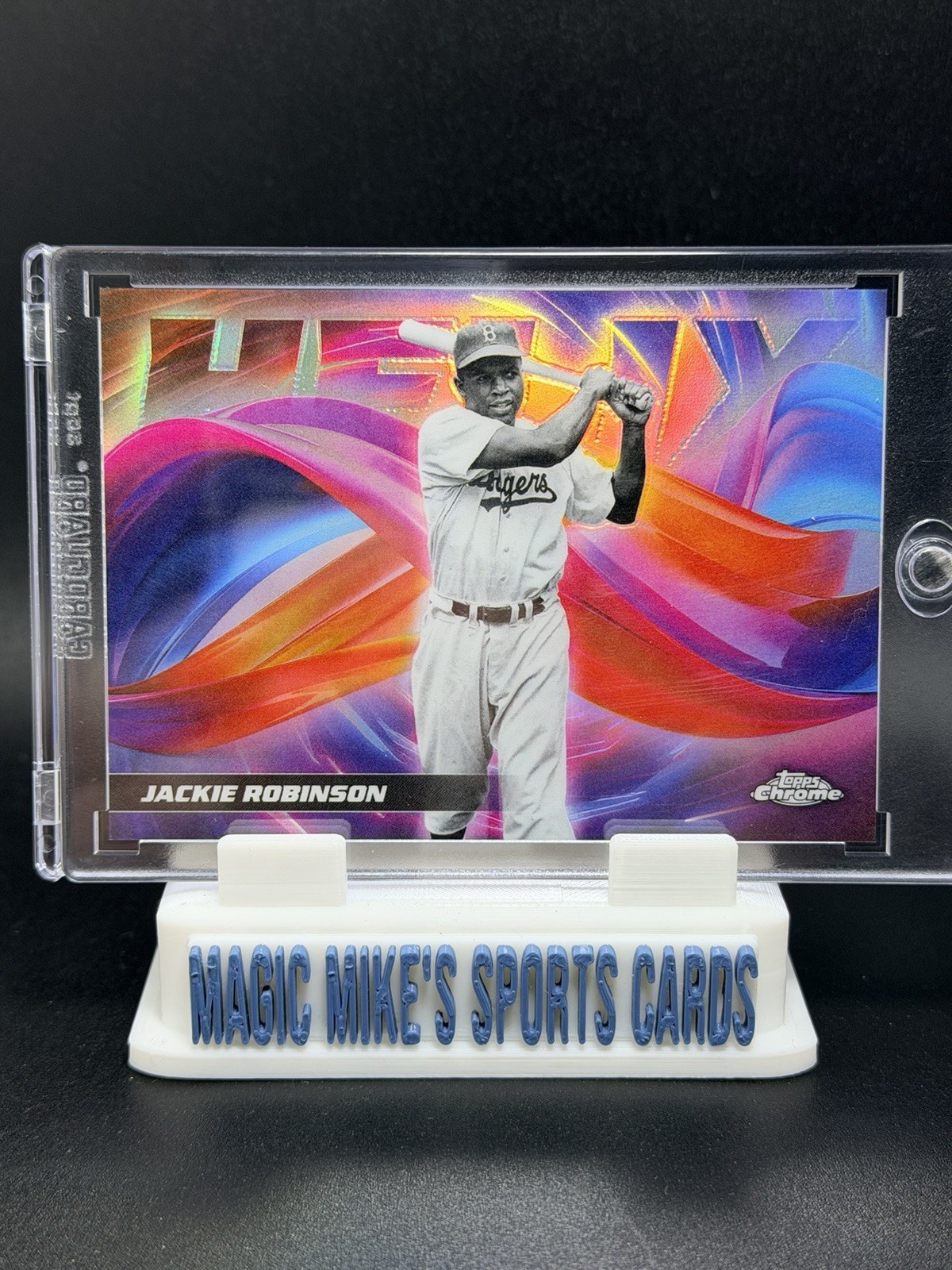 2025 Topps Chrome Update Jackie Robinson Helix #HX-21 Brooklyn Dodgers SP