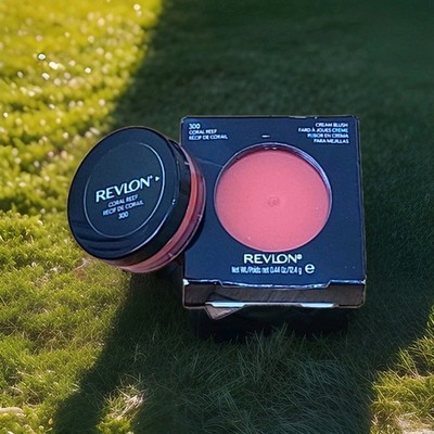 New with Box Revlon Photoready Cream Blush 300 Coral Reef, 0.44 Oz