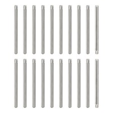 2.5x40mm 304 Stainless Steel Dowel Pins, 20Pcs Knurled Head Flat End Dowel Pin