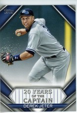 2020 Topps Update Series - 20 Years of the Captain Derek Jeter #YOC-02