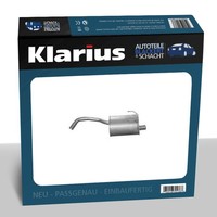 Klarius Auspuff ESD Endtopf für Fiat 500