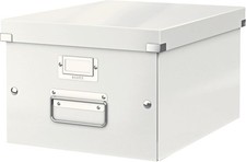 Image of Leitz A4 Storage Box, Click & Store Range, 60440001, White, Medium