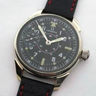 Rare Big Swiss Mechanical Mens Military Marriage Wristwatch OMEGA Pilots WW2