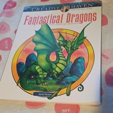 Creative Haven Fantastical Dragons Coloring Book Fantasy Science Fiction Theme
