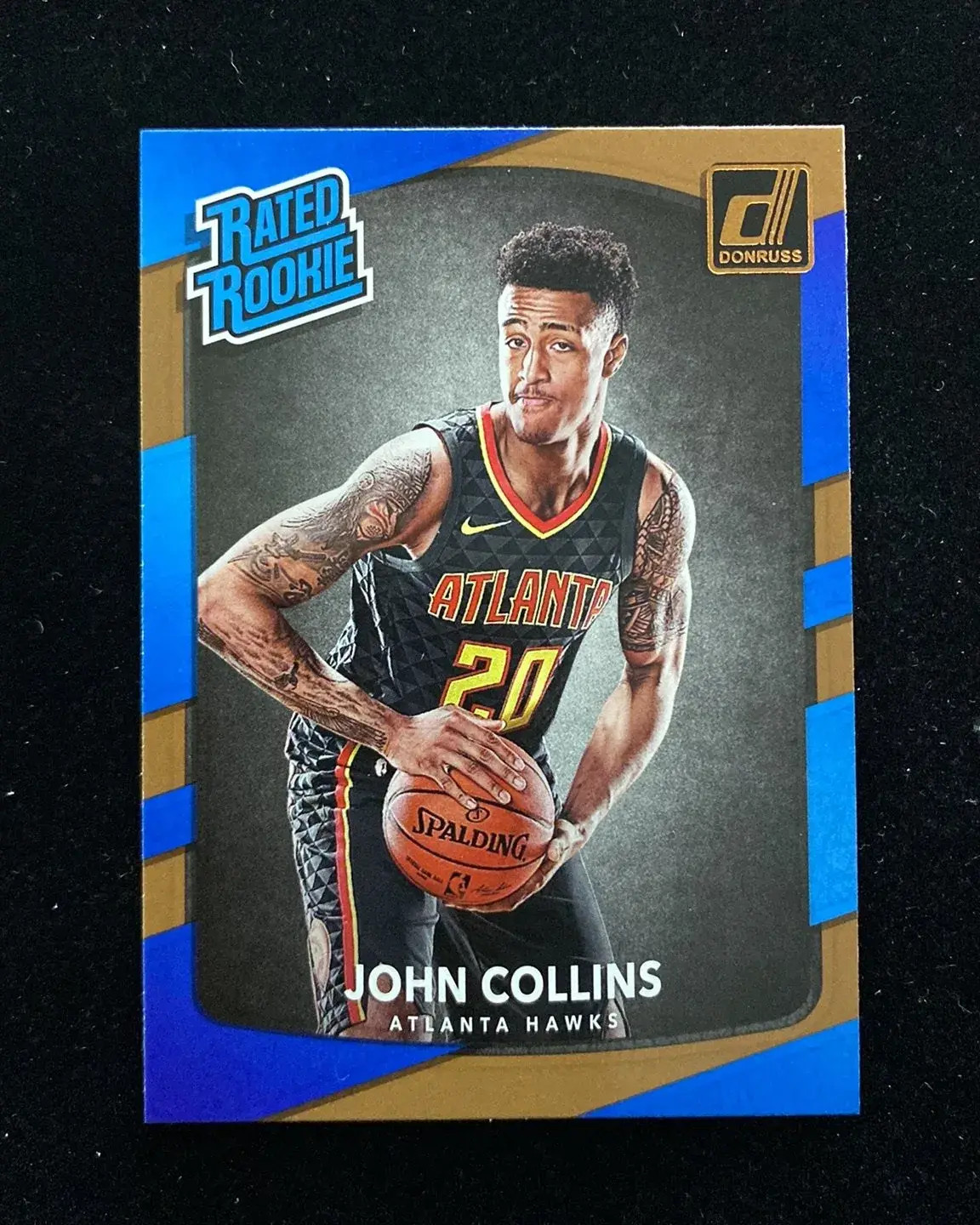 2017-18 Panini Donruss #182 John Collins RC Rated Rookie Hawks OC06