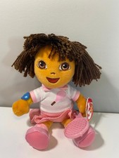 Ty Beanie Baby “Dora Del Tenis” the Dora the Explorer Doll  (7.5 inch)