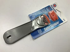 Permatex 80191 Safer Scraper Plastic Scraper And Long Handle Reduces Damage