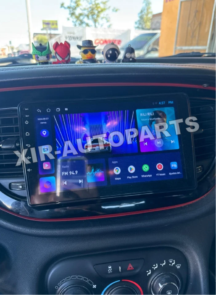 Para Dodge Dart 2012-16 Apple Carplay WiFi Radio Coche Android 14 GPS Navegación 4+64G FM Foto 4 de 4