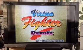 Sega Saturn Virtua Fighter Remix + CG Portrait Collection CIB Jewel Case  PAL 