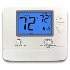 Electeck Non-programmable Digital Thermostat For Home, Up To 1 Heat/1 