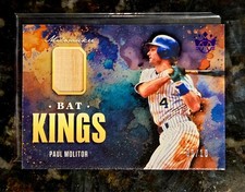 2021 Panini Diamond Kings Paul Molitor Bat Kings FOTL Purple Exclusive SP /10