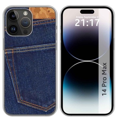 TuMundoSmartphone Silikonhülle TPU Flexible Cartoon für iPhone 14 Pro Max (6.7)