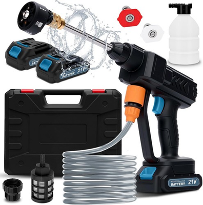 #ad 18 bar Cordless Pressure Washer 6L min Portable High Pressure Electric Washer $49.98