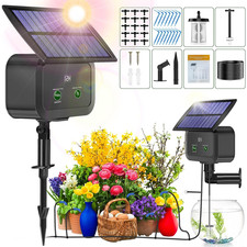 LCD Display Solar Drip Irrigation System Kit, 30 Working Modes  10 Watering Int
