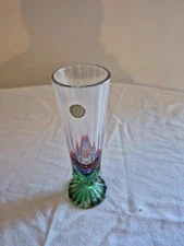 Italian Vase Hand Painted In Murando Italy