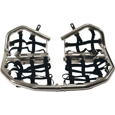MotoSport Rock T-9 Pro Nerf Bars - Silver RNB-200-T9-SRCL77