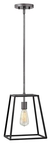 Hinkley Lighting 3351 Fulton 1 Light 10"W Mini Pendant - Aged Zinc - Picture 1 of 6