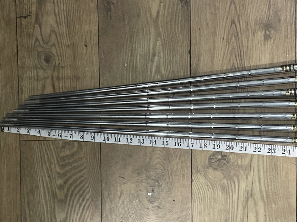 True Temper - Dynamic Gold Iron Shafts (3 - PW) Stiff Flex S300 Lamkin grips   - Image 3 of 4