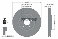 Textar Bremsscheibe 92169903