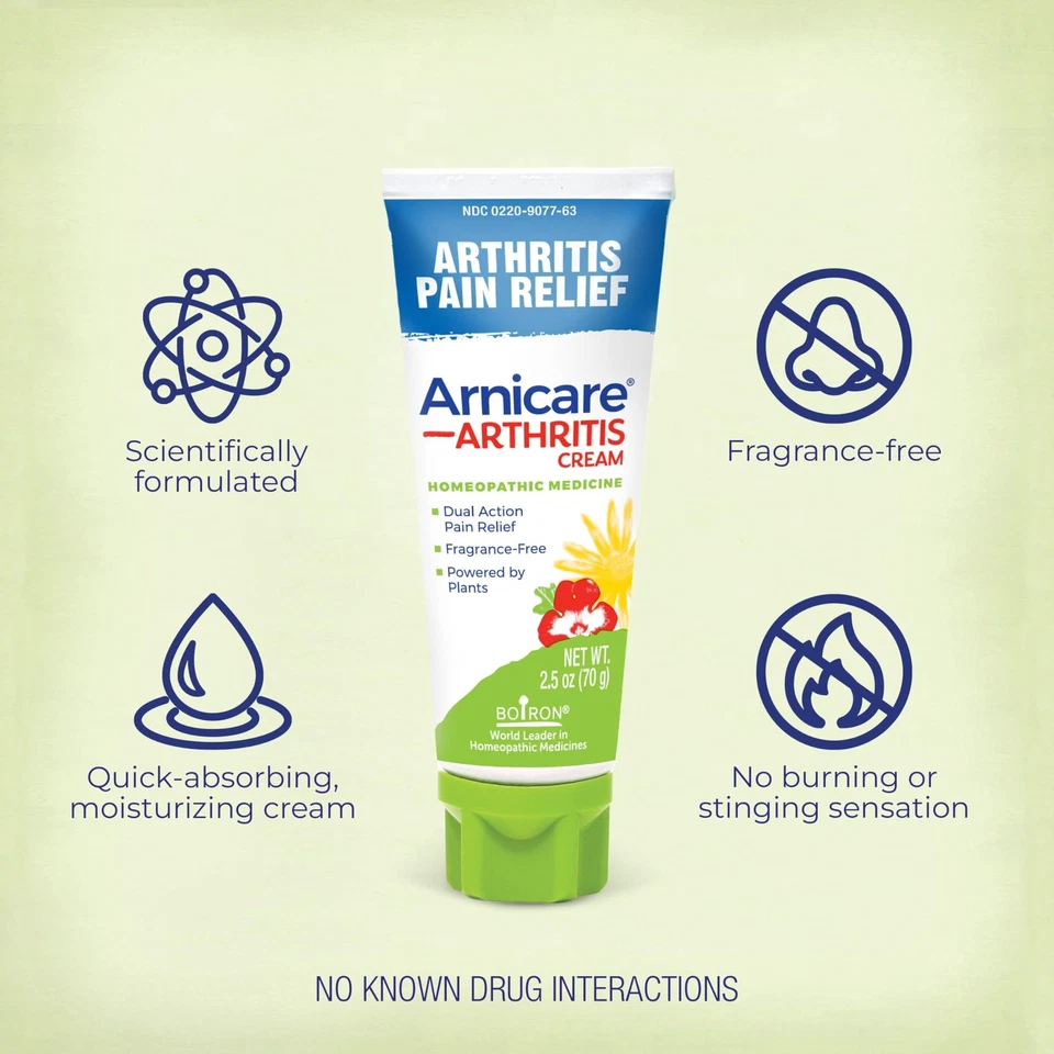 Crema para la artritis Boiron Arnicare para aliviar el dolor de rodillas, manos, muñecas,... Foto 4 de 4