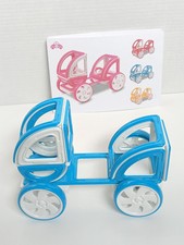 Magformers My First Buggy Blue Car 14 Piece Set Magnetic Building Blocks Vehicle