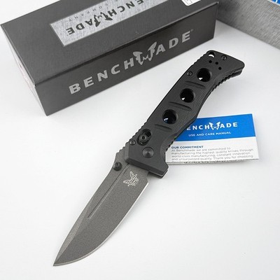Benchmade Mini Adamas 273GY-1 CPM-Cru-Wear Black G10 Handle Knife