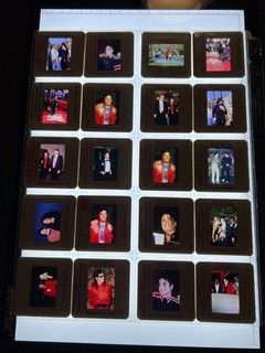 ORIGINAL COLOR VINTAGE MICHAEL JACKSON 90'S 35MM 20 SLIDES CELEBRITY 5