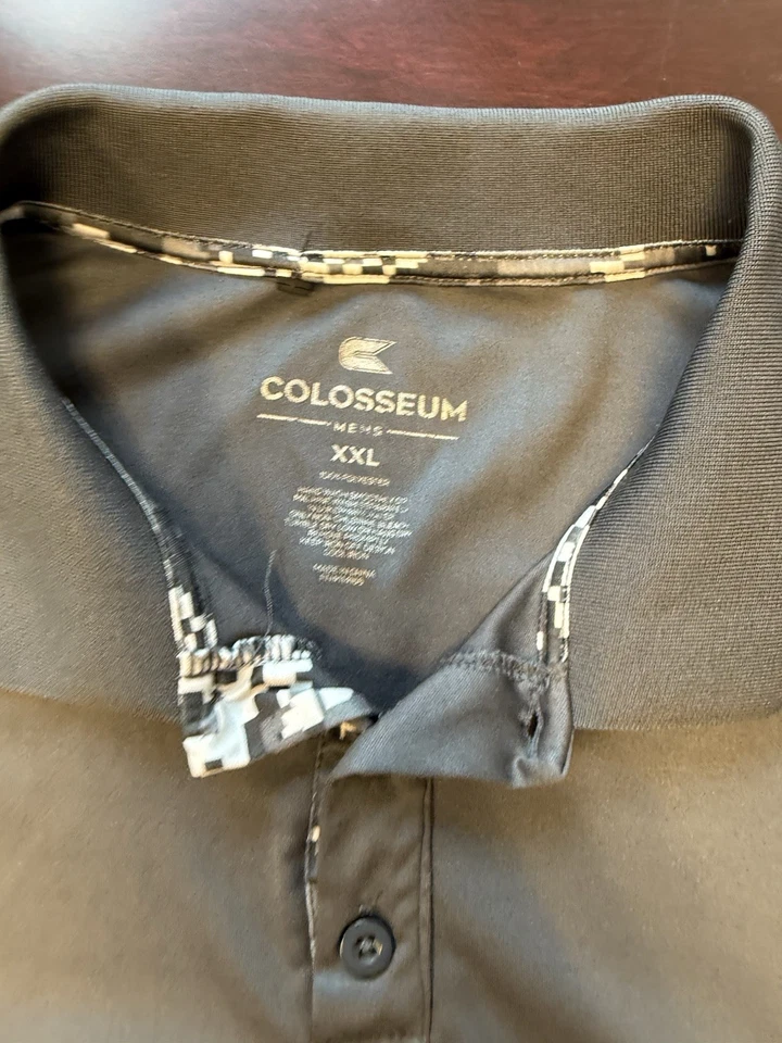 Baylor Bears Football Polo Gray Men's XXL US Flag - Image 3 of 4