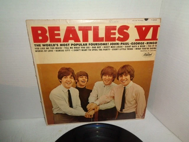 The Beatles VI Vinyl record Album 1965 Original